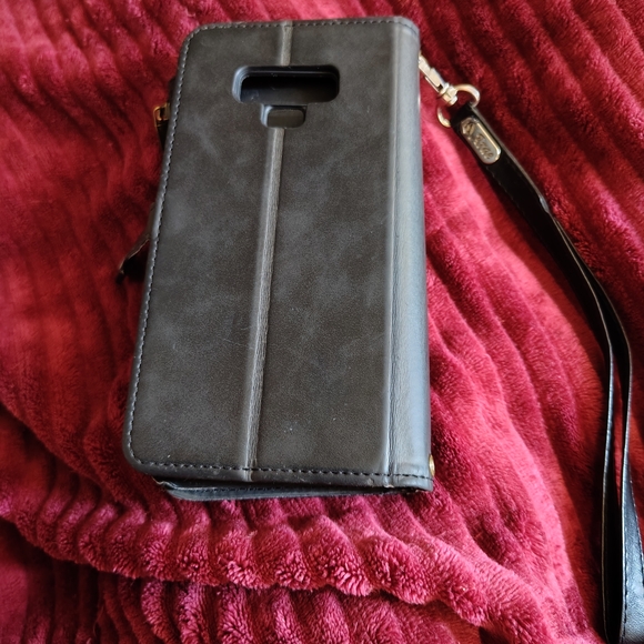 Colorful Abstract Wallet with Wrist Strap - Picture 4 of 4